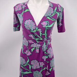 Lilly Pulitzer floral XS short sleeve wrap dress